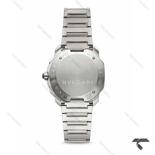 ساعت بولگاری Octo Roma مردانه کرنوگراف سیلور صفحه سفید Bvlgari-10624-G