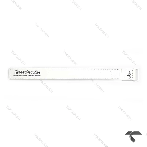 بند اصلی ساعت مچی امگا سواچ سفید ماموریت به ماه Swatch-Strap-10658-U