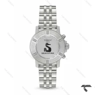 ساعت تیسوت Seastar مردانه سه موتوره استیل صفحه سرمه ای نارنجی Tissot-10663-G