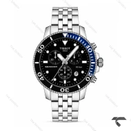 ساعت تیسوت سی استار مردانه کورنوگراف استیل مشکی Tissot-10664-G