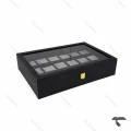 جعبه ساعت 18 تایی طوسی Watches-Box-18-10666-U