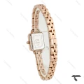 دنیل ولینگتون زنانه کوادرو مینی زنانه رزگلد صفحه مشکی بندفلزی DW-10678-L