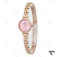 ساعت دنیل ولینگتون مینی Petite زنانه رزگلد صفحه صورتی بند فلزی DW-10699-L