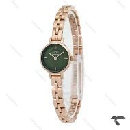 ساعت دنیل ولینگتون Petite مینی زنانه رزگلد صفحه سبز DW-10700-L