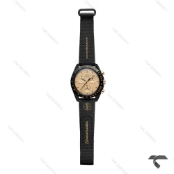 امگا سواچ ماموریت به ماه 1969 مشکی طلایی بند رابر جدید Swatch-10719-U