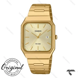ساعت کاسیو MTP-B185G-9AV مستطیلی مردانه طلایی Casio-10720-G