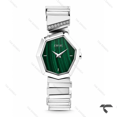 ساعت دیور Gem Dior زنانه سیلور صفحه سبز Dior-10761-L