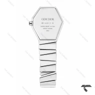 ساعت دیور Gem Dior زنانه سیلور صفحه سفید صدفی Dior-10763-L