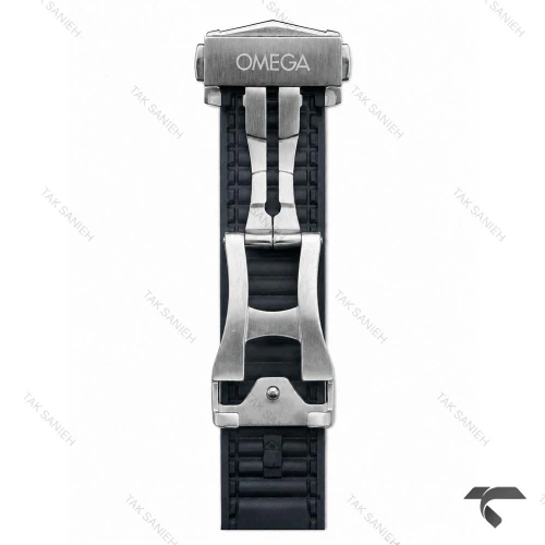 ساعت مردانه امگا کانسلیشن نقره ای بند چرم سرمه ای Omega-10764-G