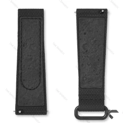 بند رابر امگا سواچ ماموریت به ماه مشکی Swatch-Strap-10725-U