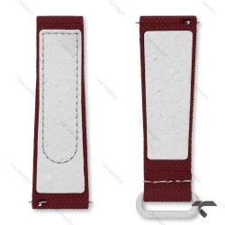 بند رابر امگا سواچ ماموریت به پولوتو زرشکی طوسی Swatch-Strap-10728-U