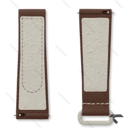 بند رابر امگا سواچ ماموریت به زحل قهوه ای Swatch-Strap-10729-U