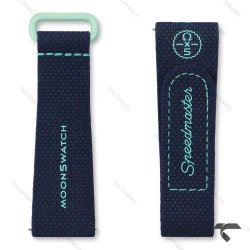 بند رابر امگا سواچ ماموریت به زمین سبز سرمه ای Swatch-Strap-10730-U