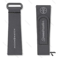 بند رابر امگا سواچ ماموریت به عطارد خاکستری Swatch-Strap-10733-U