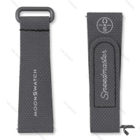 بند رابر امگا سواچ ماموریت به عطارد خاکستری Swatch-Strap-10733-U