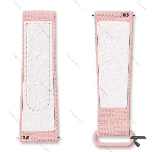 بند رابر امگا سواچ ماموریت به ونوس یا زهره صورتی سفید Swatch-Strap-10736-U