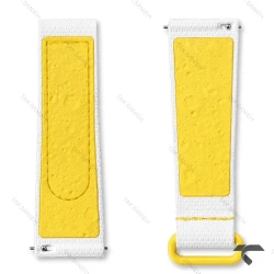 بند رابر امگا سواچ ماموریت به خورشید سفید زرد Swatch-Strap-10737-U