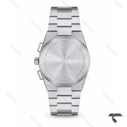 ساعت تیسوت مردانه PRX سه موتوره کورنوگراف سیلور صفحه سرمه ای Tissot-10781-G