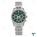 ساعت زنانه انزو کورنوگراف EC-3122 اورجینال سیلور صفحه سبز Enzo-8788-L