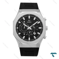 ساعت مردانه انزو EC-3120 سه موتوره سیلور بند رابر مشکی Enzo-8793-G