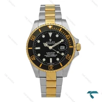 ساعت رولکس سابمارینر مردانه دورنگ طلایی مشکی Rolex-2533-G