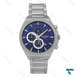 ساعت سیکو Vip مردانه کورنوگراف سیلور صفحه سرمه ای Seiko-8818-G