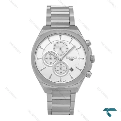 ساعت سیکو Vip مردانه سه موتوره کرنوگراف سیلور Seiko-8820-G