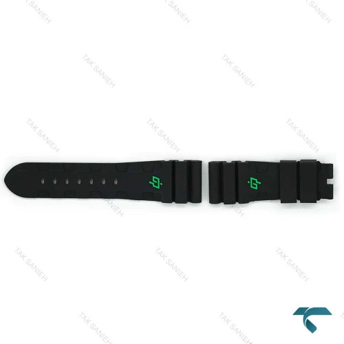 بند رابر ساعت مچی پنرای مدل submersible مشکی Panerai-Strap-8827-G