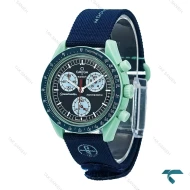 ساعت مچی امگا سواچ ماموریت به زمین بند برزنت Swatch-8830-U