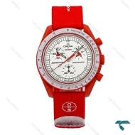 امگا سواچ ماموریت به مریخ قرمز بند برزنت Swatch-8831-U