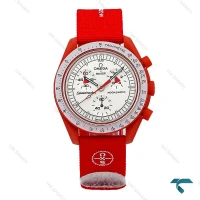 امگا سواچ ماموریت به مریخ قرمز بند برزنت Swatch-8831-U