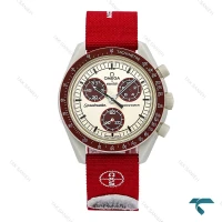 ساعت امگا سواچ ماموریت به پلوتو بند برزنتی Swatch-8833-U