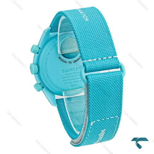 ساعت امگا سواچ ماموریت به اورانوس بند برزنتی Swatch-8835-U