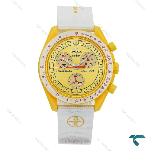 امگا سواچ ماموریت به خورشید بند برزنتی Swatch-8837-U