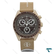 امگا سواچ ماموریت به زمین خاکی بند برزنت Swatch-8838-U