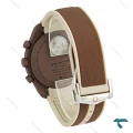 ساعت امگا سواچ قهوه ای بند رابر Swatch-8847-U