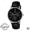 ساعت کاسیو MTP-VT06L-1B مردانه کلاسیک بند چرم مشکی Casio-10792-G