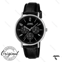 ساعت کاسیو MTP-VT06L-1B مردانه کلاسیک بند چرم مشکی Casio-10792-G