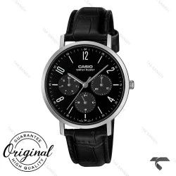 ساعت کاسیو MTP-VT06L-1B مردانه کلاسیک بند چرم مشکی Casio-10792-G