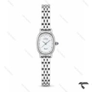 ساعت الگانس زنانه امپریال سیلور صفحه بیضی صدف Elegance-10798-L