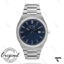 ساعت مردانه کلاسیک کرست 6242-2 سیلور صفحه سرمه ای Crest-10846-G