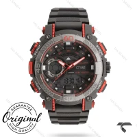 ساعت مچی کرست مدل 9509-1 مردانه مشکی قرمز Crest-11395-U