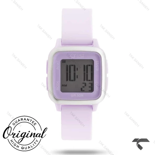 ساعت کرست مدل 9515-3 زنانه اسپرت یاسی Crest-11414-L