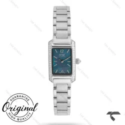ساعت Crest زنانه مدل 9048-2 نقره ای سرمه ای دونگین Crest-11253-L