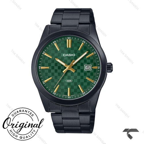 ساعت کاسیو MTP-VD03B-3AU مردانه مشکی صفحه سبز Casio-11423-G