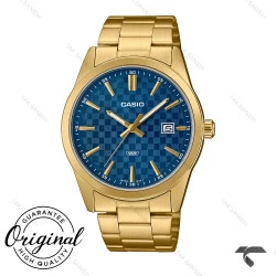 ساعت کاسیو MTP-VD03G-2AU مردانه طلایی صفحه سرمه ای Casio-11426-G