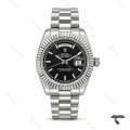 ساعت رولکس دی دیت مردانه استیل صفحه مشکی Rolex-11429-G