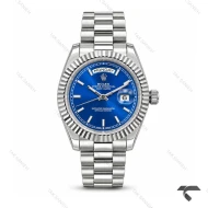 ساعت مردانه رولکس دی دیت استیل صفحه سرمه ای Rolex-11431-G