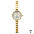ساعت الگانس زنانه رفرنس EL007 طلایی صفحه سیلور Elegance-11475-L