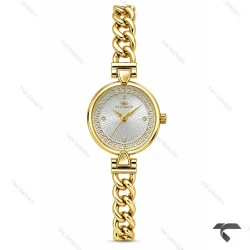 ساعت زنانه الگانس رفرنس EL006 طلایی صفحه سیلور Elegance-11478-L
